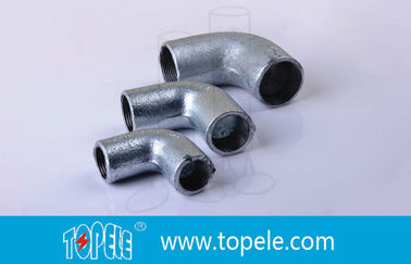 BS4568 Phụng cắm ống dẫn 25mm Xếp xẻ sắt Solid Cánh tay, 90 độ ống cong