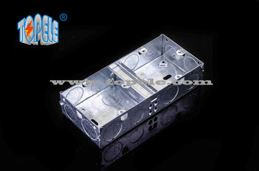 2- Gang British Standard Metal Electrical Conduit Box với PVC, Conduit Switch Box