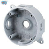 4 &quot;Vòng 5 lỗ nhôm chống thời tiết hộp điện bột áo khoác